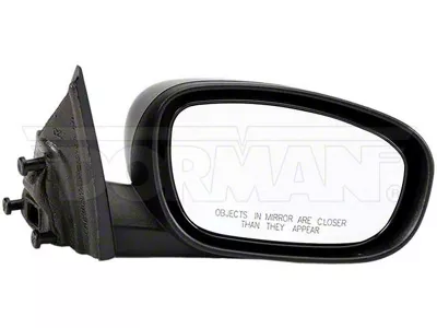Fixed Powered Non-Heated Side Mirror; Passenger Side; Black (08-10 Charger)