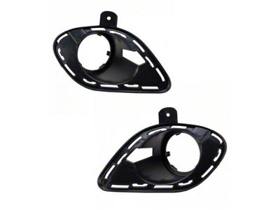 Fog Light Bezels; Driver and Passenger Side (15-21 Charger w/ Projector Fog Lights)