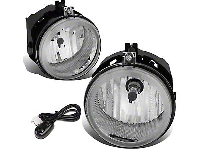 Dodge Challenger Lights Fog Light Kit For Dodge Charger/Challenger  (2006-2010)  Clear Lens, Halogen, Plug & Play Dodge Charger Fog Lights