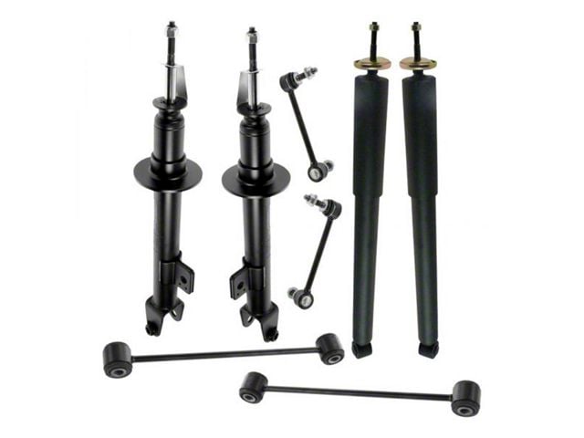 Front and Rear Shocks with Sway Bar Links (06-10 RWD Charger)