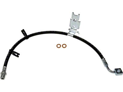 Front Brake Hydraulic Hose; Driver Side (06-11 RWD Charger w/ 4-Wheel Disc Brakes)