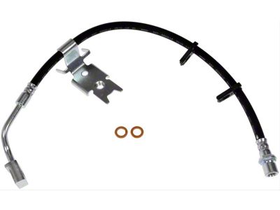 Front Brake Hydraulic Hose; Driver Side (14-23 RWD Charger w/ 4-Wheel Disc Brakes)