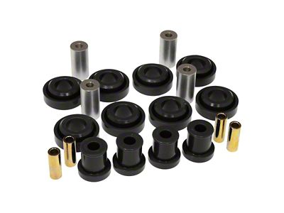 Front Control Arm Bushing Kit; Black (06-10 RWD Charger)