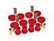 Front Control Arm Bushing Kit; Red (06-10 RWD Charger)
