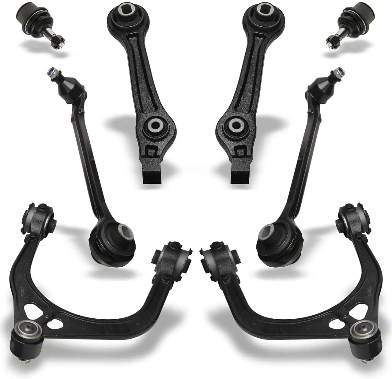 Charger Front Control Arms with Ball Joints, Sway Bar Links Charger Front Control Arms with Ball Joints, Sway Bar Links