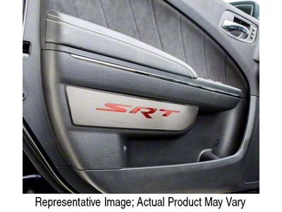 Front Door Badge with SRT Logo; Synergy Green Solid (11-18 Charger)