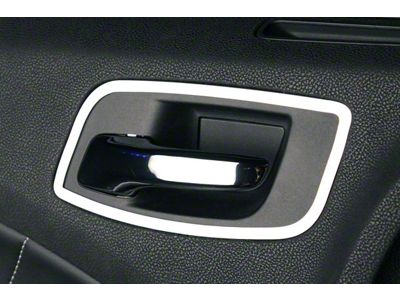 Front Door Handle Trim; Polished (11-14 Charger)