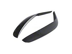 Front Fender Scoops; Matte Black (15-23 Charger)