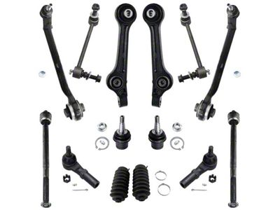Front Lower Control Arms with Ball Joints, Sway Bar Links and Tie Rods (11-14 RWD Charger w/o High Performance Suspension)