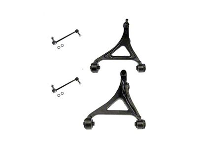 Front Lower Control Arms with Ball Joints and Sway Bar Links (07-11 AWD Charger)