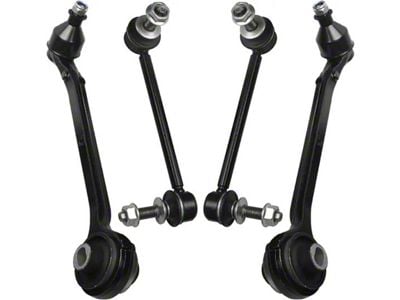 Front Lower Forward Control Arms with Sway Bar Links (06-10 RWD Charger; 12-16 6.2L HEMI, 6.4L HEMI Charger)