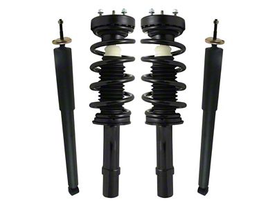Front Strut and Spring Assemblies with Rear Shocks (12-17 3.6L AWD Charger w/o Nivomat)