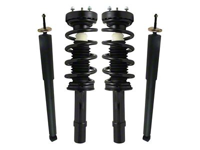 Front Strut and Spring Assemblies with Rear Shocks (12-17 3.6L AWD Charger w/o Nivomat)
