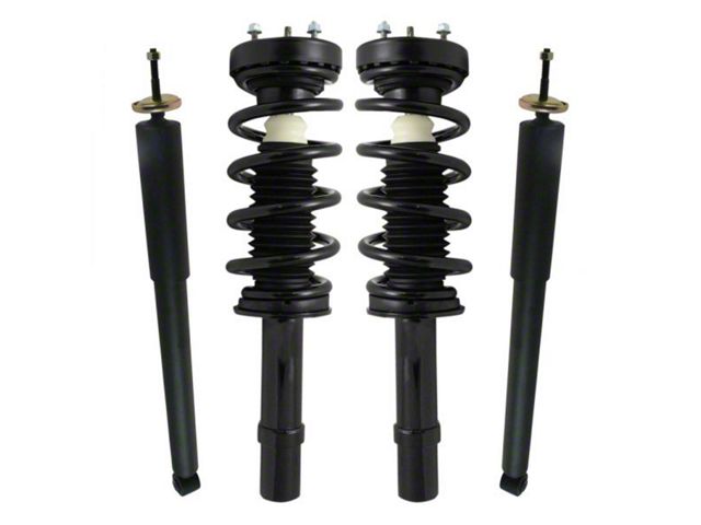 Front Strut and Spring Assemblies with Rear Shocks (12-17 3.6L AWD Charger w/o Nivomat)