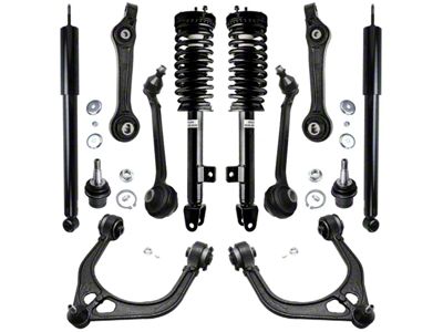 Front Strut and Spring Assemblies with Front Control Arms and Ball Joints (06-10 V6 RWD Charger w/o Performance or Self-Leveing Suspension)