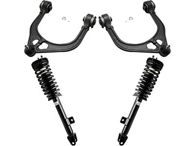 Front Strut and Spring Assemblies with Front Upper Control Arms (06-10 V6 RWD Charger w/o Performance or Self-Leveing Suspension)