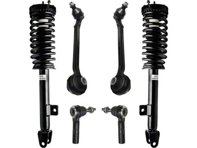 Front Strut and Spring Assemblies with Lower Control Arms and Outer Tie Rods (06-10 V6 RWD Charger w/o Performance or Self-Leveing Suspension)