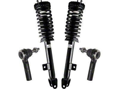 Front Strut and Spring Assemblies with Outer Tie Rods (06-10 V6 RWD Charger w/o Performance or Self-Leveing Suspension)