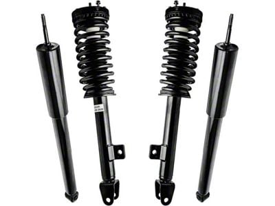 Front Strut and Spring Assemblies with Rear Shocks (06-10 V6 RWD Charger w/o Performance or Self-Leveling Suspension)