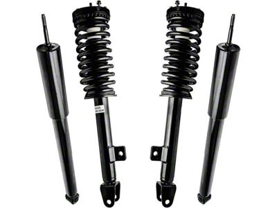 Front Strut and Spring Assemblies with Rear Shocks (06-10 V6 RWD Charger w/o Performance or Self-Leveling Suspension)