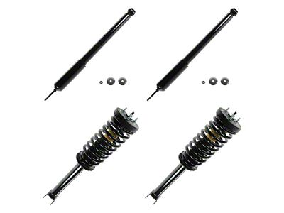 Front Strut and Spring Assemblies with Rear Shocks (06-10 RWD Charger w/o Nivomat)