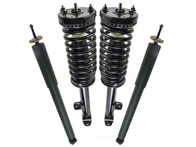 Front Strut and Spring Assemblies with Rear Shocks (06-10 RWD Charger w/o Nivomat)