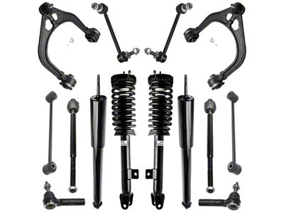 Front Strut and Spring Assemblies with Rear Shocks and Sway Bar Links (06-10 V6 RWD Charger w/o Performance or Self-Leveing Suspension)