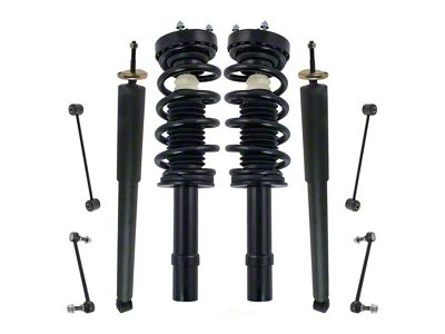 Front Strut and Spring Assemblies with Rear Shocks and Sway Bar Links (12-17 5.7L HEMI AWD Charger)