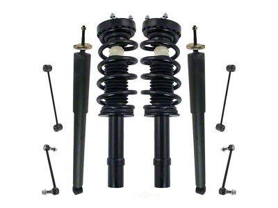 Front Strut and Spring Assemblies with Rear Shocks and Sway Bar Links (12-17 5.7L HEMI AWD Charger)