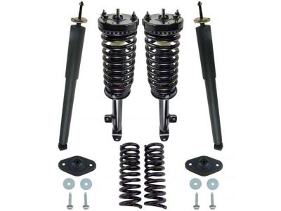 Front Strut and Spring Assemblies with Rear Springs (06-10 5.7L HEMI, V6 RWD Charger)
