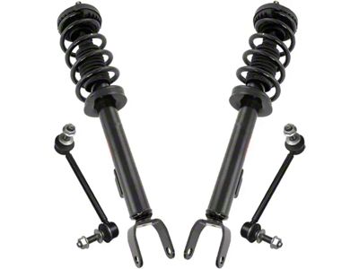 Front Strut and Spring Assemblies with Sway Bar Links (12-17 RWD Charger R/T; 2013 5.7L HEMI RWD Charger SE)