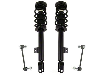 Front Strut and Spring Assemblies with Sway Bar Links (12-17 RWD Charger SXT)