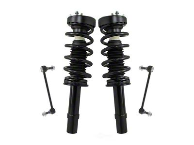 Front Strut and Spring Assemblies with Sway Bar Links (12-17 5.7L HEMI AWD Charger)