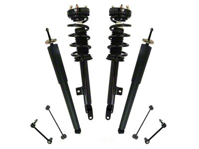 Front Struts and Rear Shocks with Sway Bar Links (11-19 RWD Charger R/T, SE)