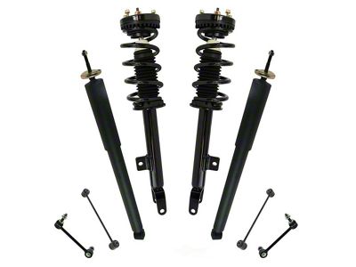 Front Struts and Rear Shocks with Sway Bar Links (11-19 RWD Charger R/T, SE)