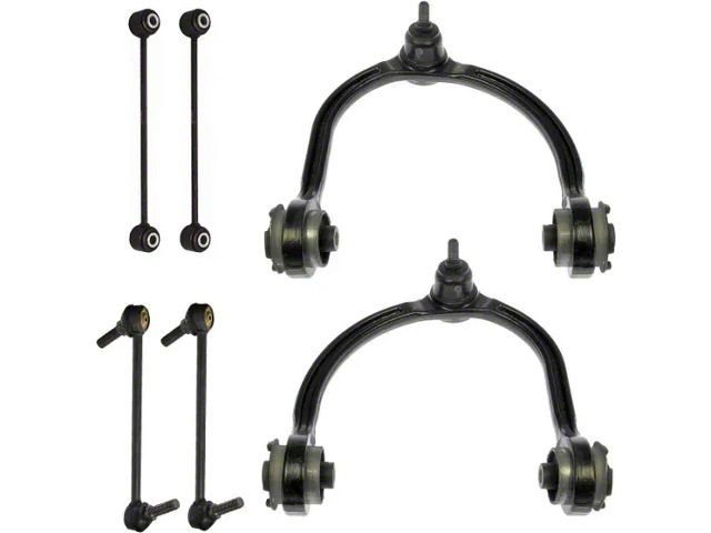 Front Upper Control Arms with Ball Joints and Sway Bar Links (17-19 AWD Charger)
