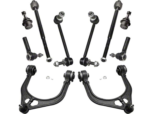 Front Upper Control Arms with Lower Ball Joints, Sway Bar Links and Tie Rods (06-10 RWD Charger)