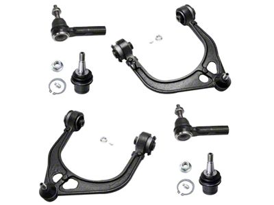 Front Upper Control Arms with Lower Ball Joints and Tie Rods (06-10 RWD Charger)