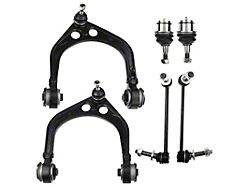 Front Upper Control Arms with Lower Rearward Ball Joints and Sway Bar Links (06-23 RWD Charger)