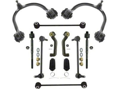 Front Upper Control Arms with Sway Bar Links and Tie Rods (07-10 AWD Charger)