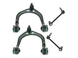 Front Upper Control Arms with Ball Joints and Sway Bar Links (06-19 RWD Charger)