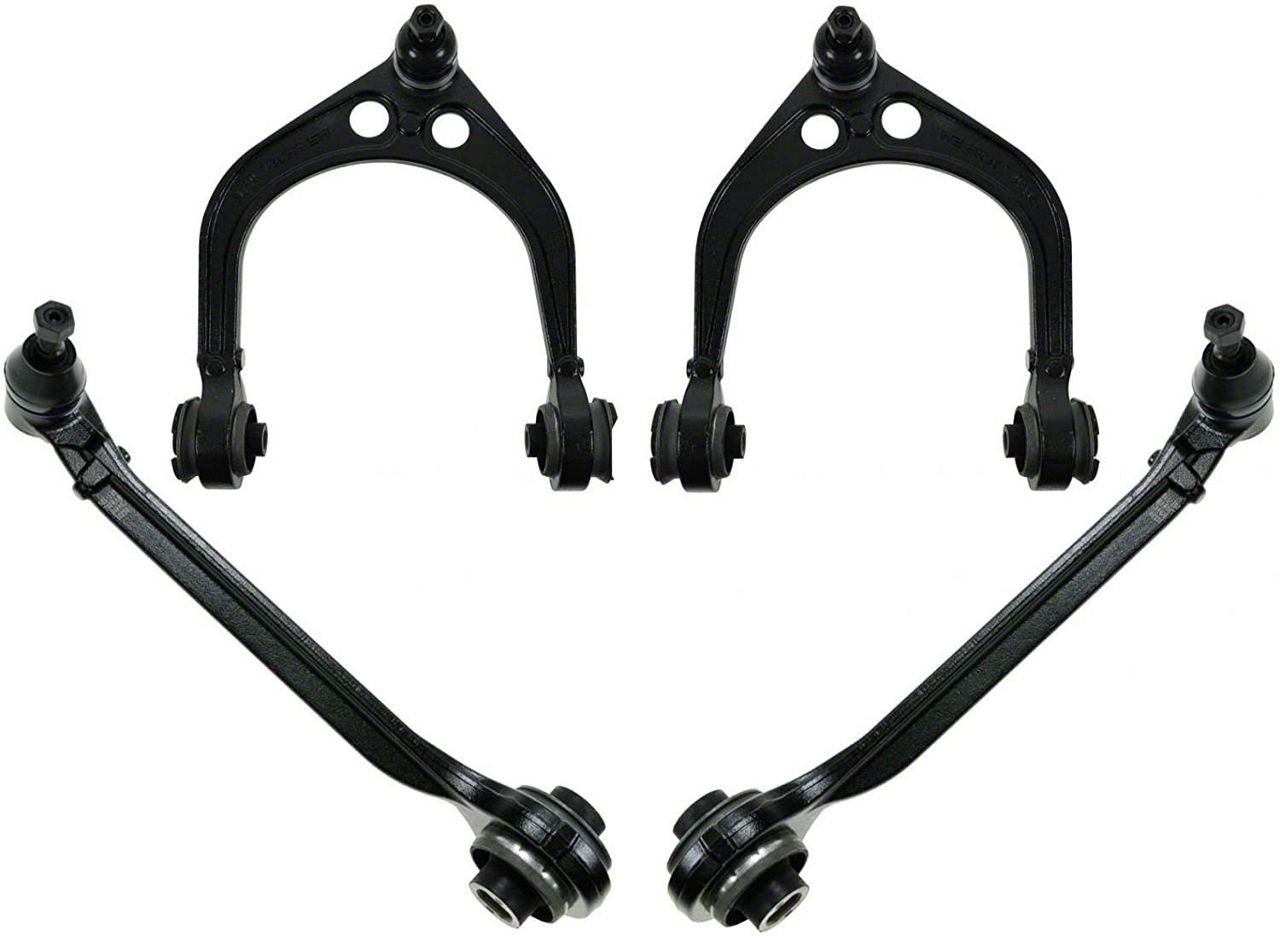 Charger Front Upper and Lower Control Arms with Ball Joints (0610 RWD