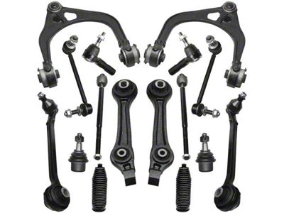 Front Upper and Lower Control Arms with Ball Joints and Sway Bar Links (06-10 RWD Charger)