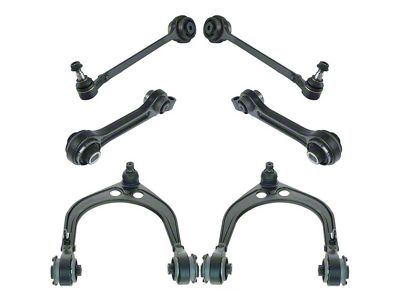 Front Upper and Lower Control Arms (11-19 3.6L RWD Charger w/o High Performance Suspension)