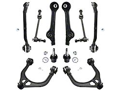 Front Upper and Lower Control Arms with Sway Bar Links (11-19 RWD Charger w/o High Performance Suspension)