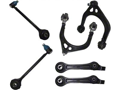 Front Upper and Lower Forward Rearward Control Arms (06-19 RWD Charger w/ Non-Adjustable Ball Joints)