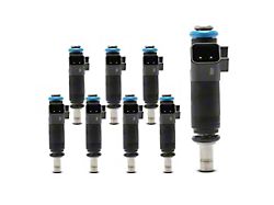 Fuel Injector Kit; Set of 8; Black (06-09 5.7L HEMI Charger)