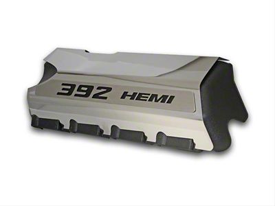 Fuel Rail Covers with 392 HEMI Lettering; Polished (12-14 6.4L HEMI Charger)