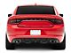 Genali Rear Diffuser Add-On; Textured Gloss Black (15-23 Charger)