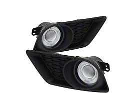 Halo Projector Fog Lights with Switch; Clear (11-14 Charger)